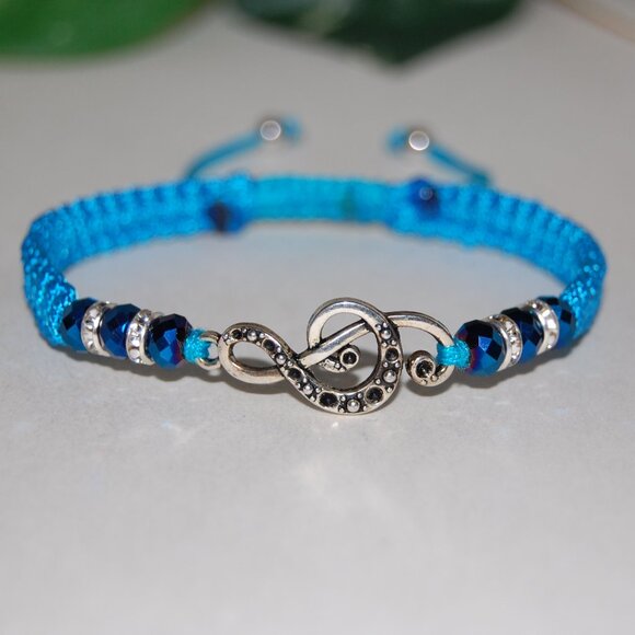 Music Note Bracelet,Gift for Musicians,Music Bracelet - Picture 2 of 2